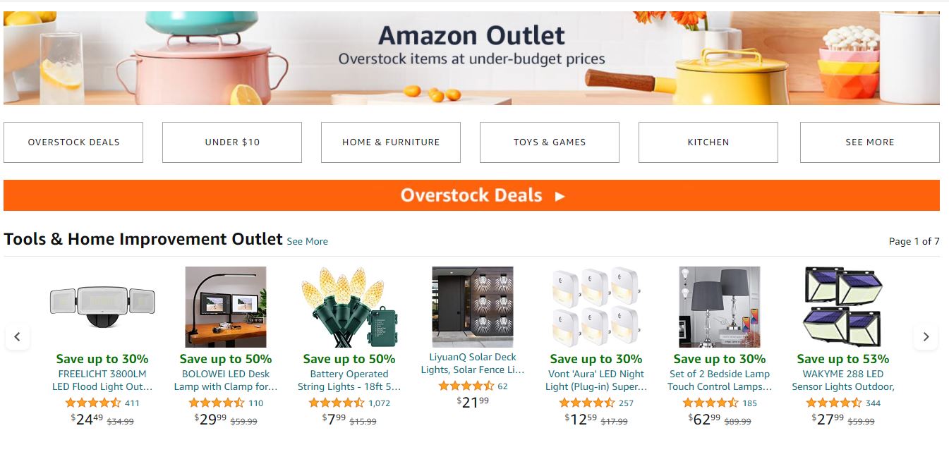 How to Shop the Amazon Outlet Online Store